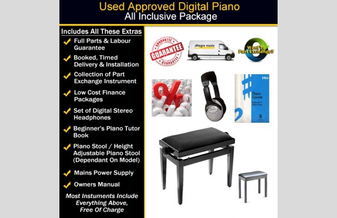 Used as New Yamaha Clavinova CVP809GPPW Polished White Digital Grand Piano - Image 2